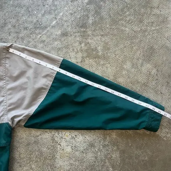 Field & Stream Vintage Two-Tone Colorblock Windbreaker Jacket - Picture 12 of 13